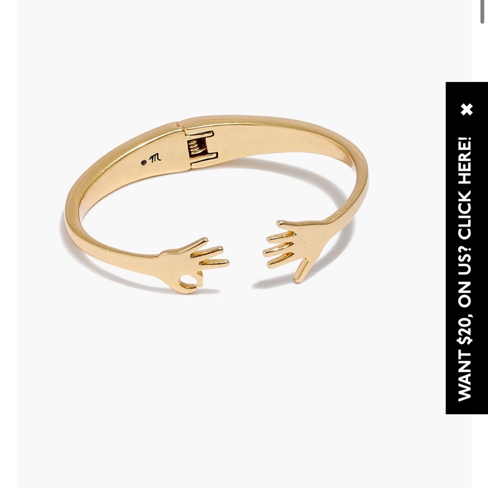 Madewell Hand Jive Hinge Cuff Bracelet